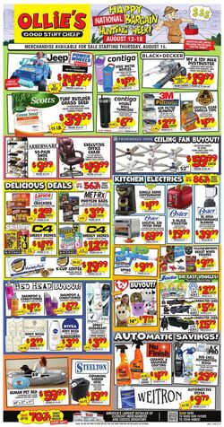 Weekly ad Ollie's 08/09/2024 - 08/14/2024