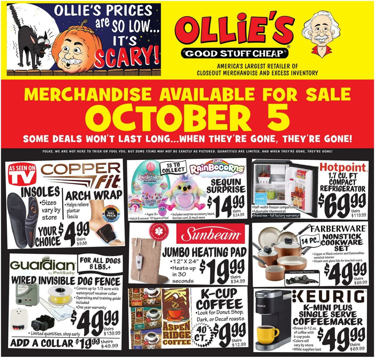Weekly ad Ollie's 10/05/2022 - 10/12/2022