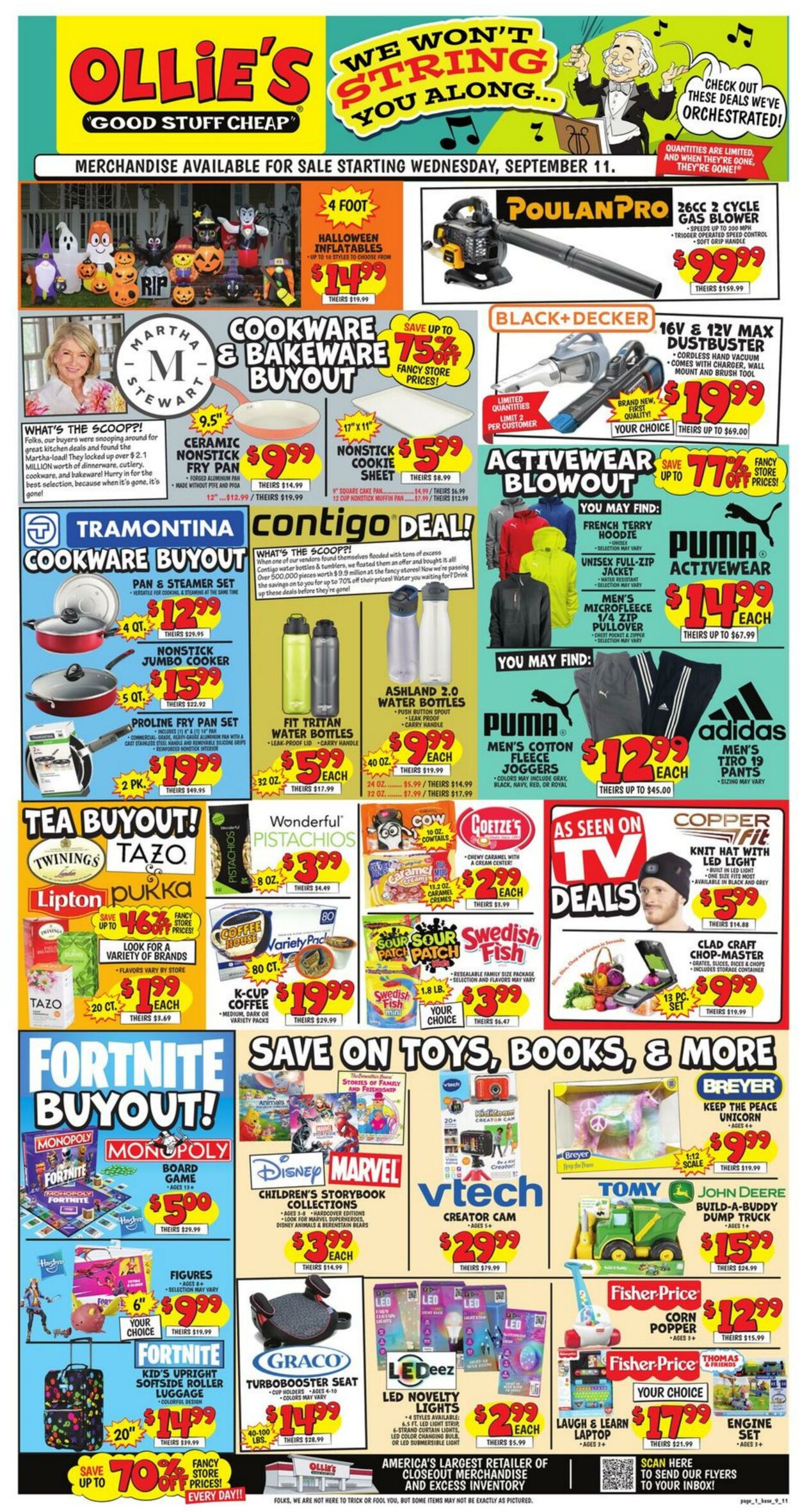 Weekly ad Ollie's 09/11/2024 - 09/18/2024