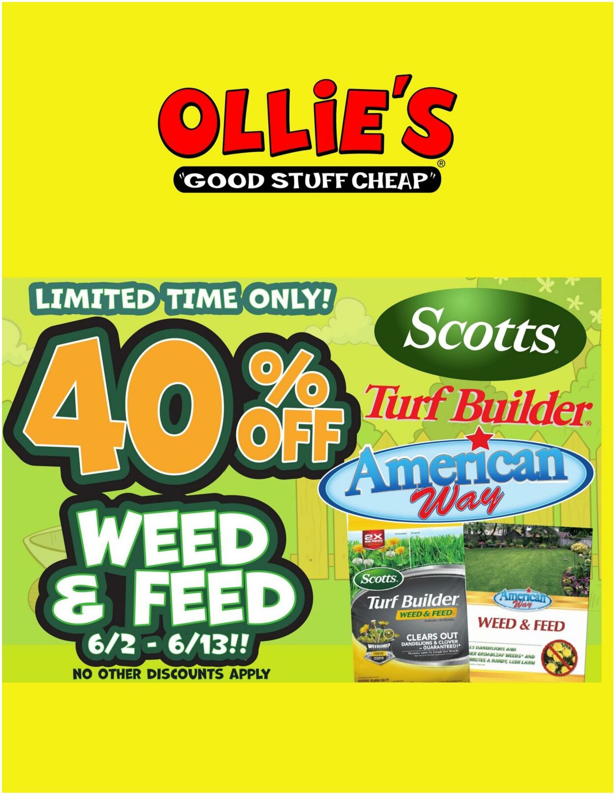 Weekly ad Ollie's 06/11/2026 - 06/13/2026