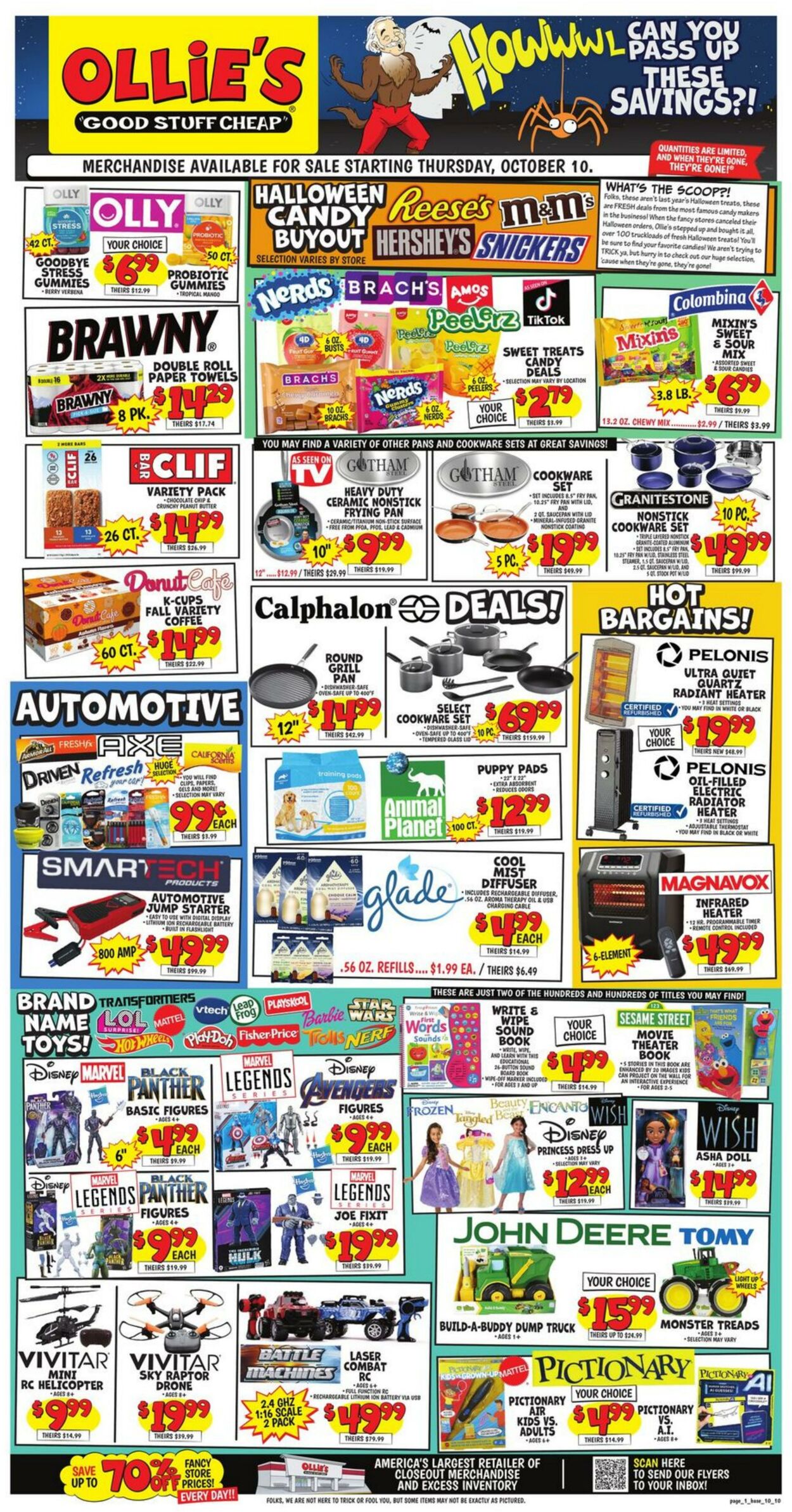 Weekly ad Ollie's 10/10/2024 - 10/16/2024