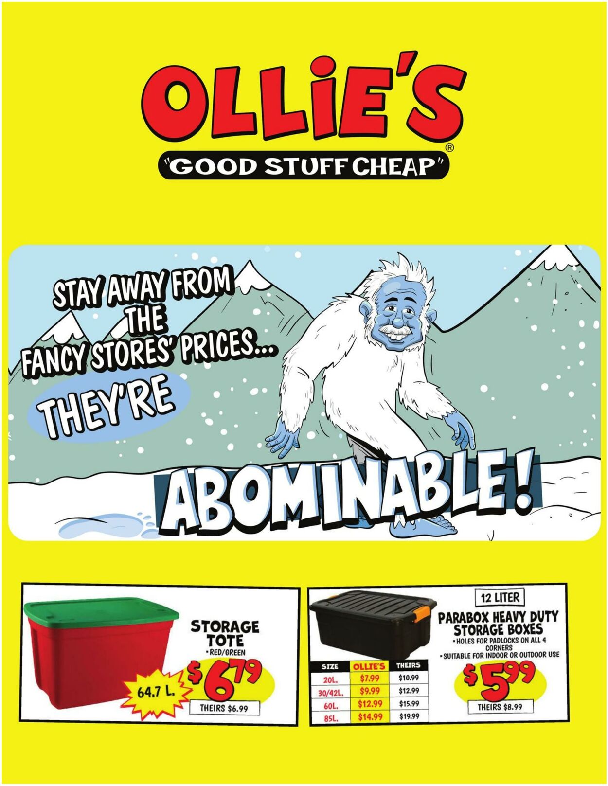 Weekly ad Ollie's 12/28/2024 - 01/01/2025