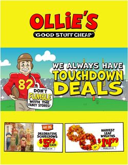 Weekly ad Ollie's 09/20/2024 - 09/25/2024