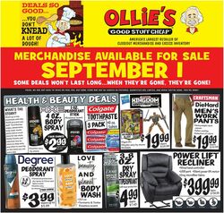 Weekly ad Ollie's 09/01/2022-09/07/2022