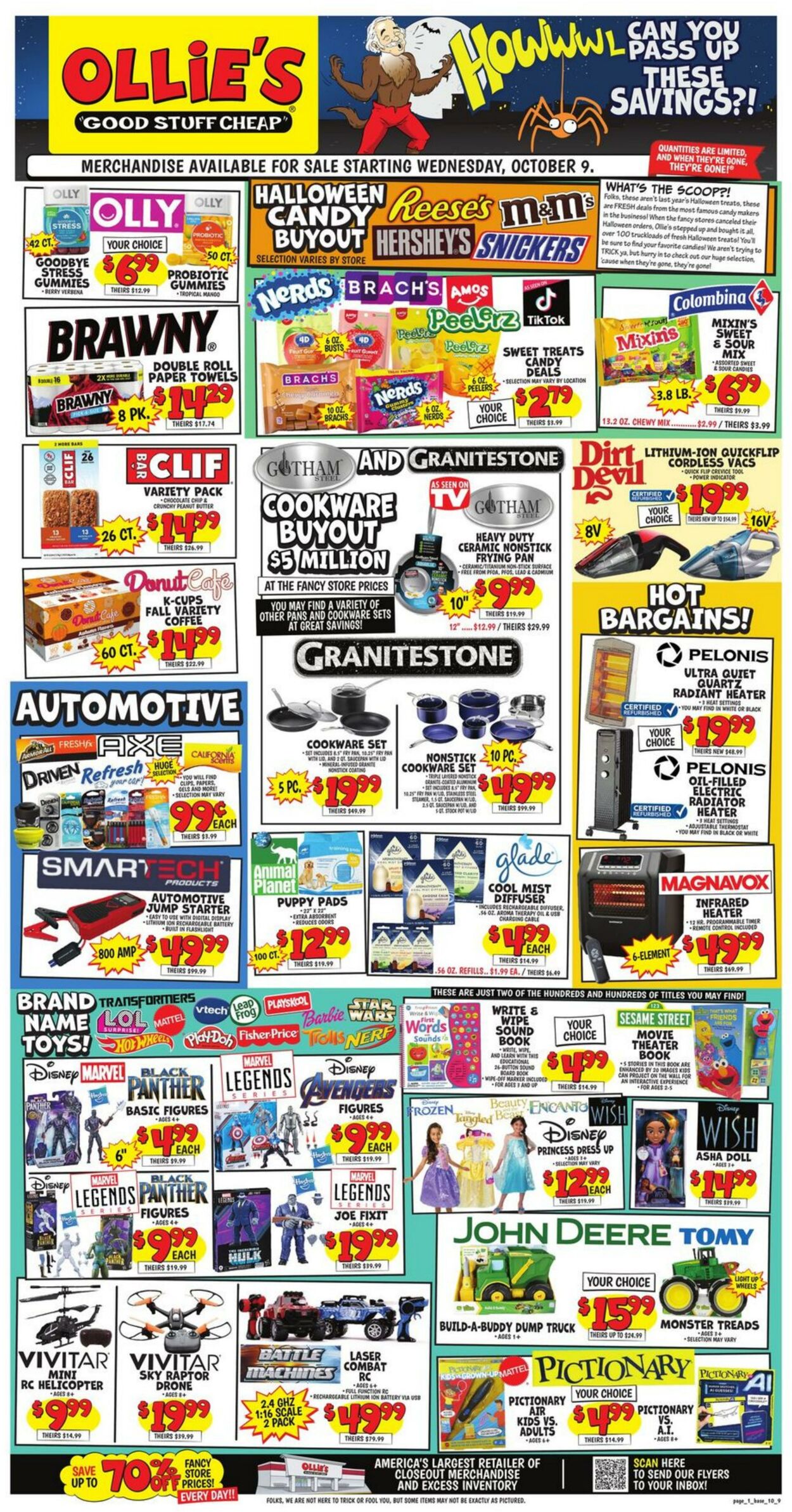 Weekly ad Ollie's 10/09/2024 - 10/16/2024