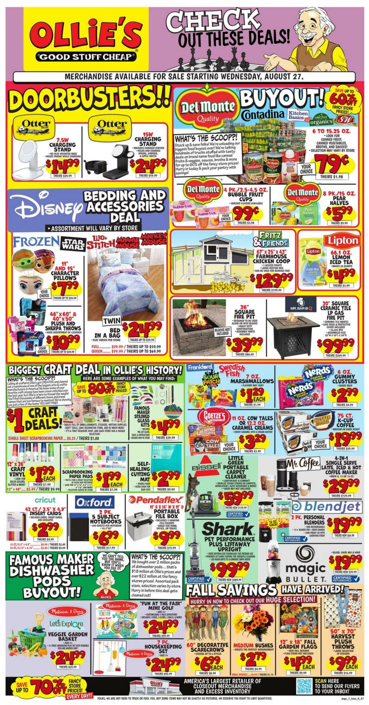 Weekly ad Ollie's 08/27/2025 - 09/03/2025