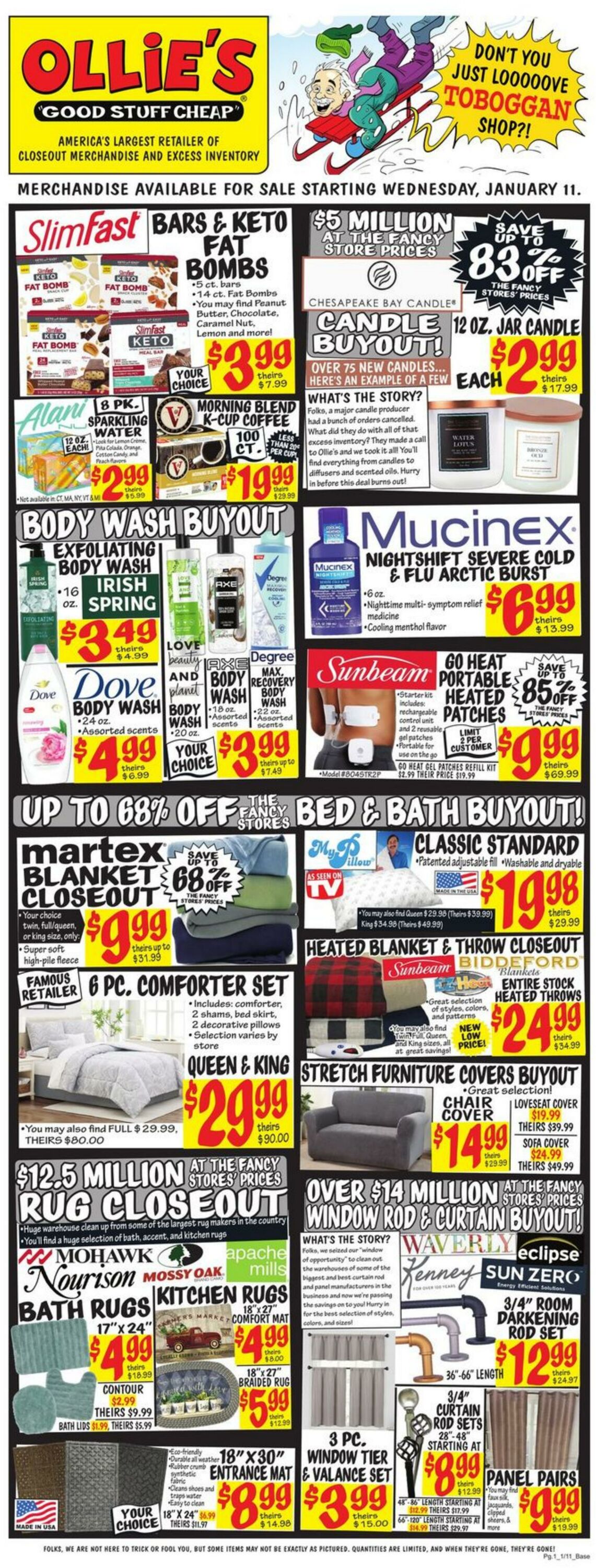 Weekly ad Ollie's 01/11/2023-01/18/2023