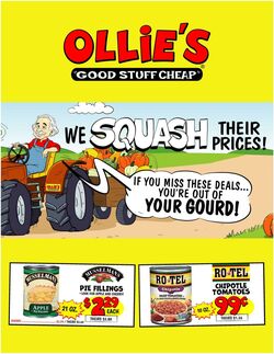 Weekly ad Ollie's 10/10/2024 - 10/16/2024