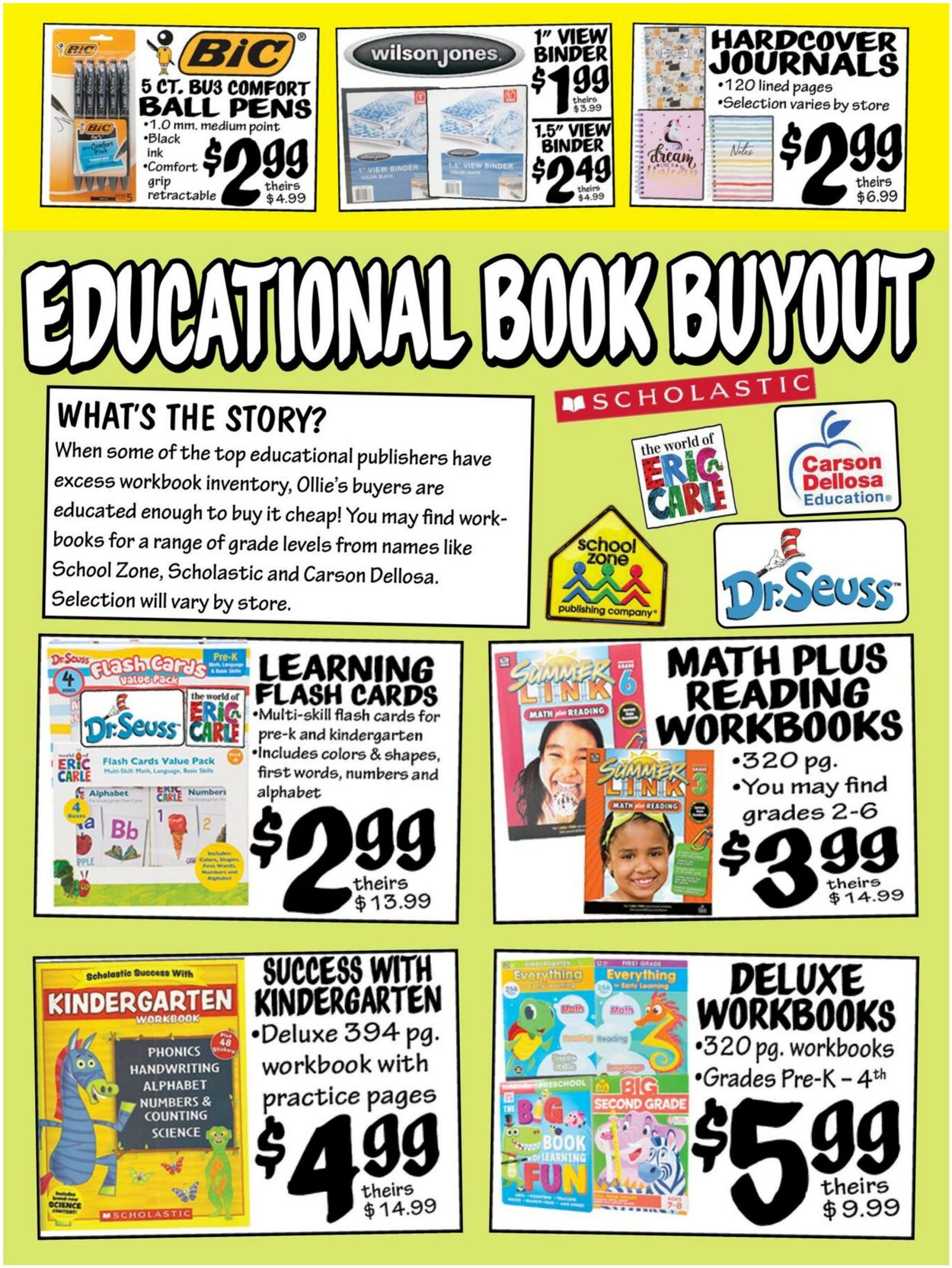 Weekly ad Ollie's 08/18/2022 - 08/23/2022