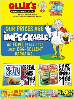 Weekly ad Ollie's 09/15/2022-09/21/2022