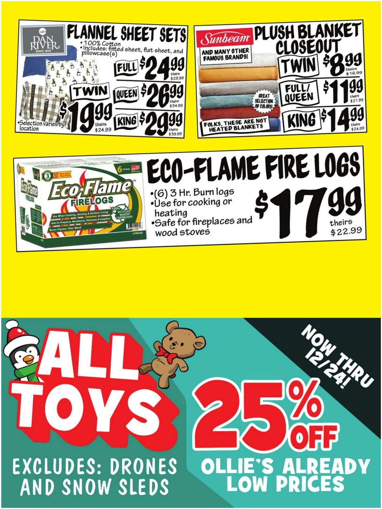 Weekly ad Ollie's 12/22/2022 - 12/28/2022