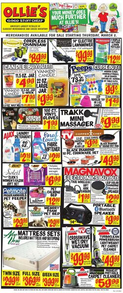 Weekly ad Ollie's 03/02/2023 - 03/08/2023