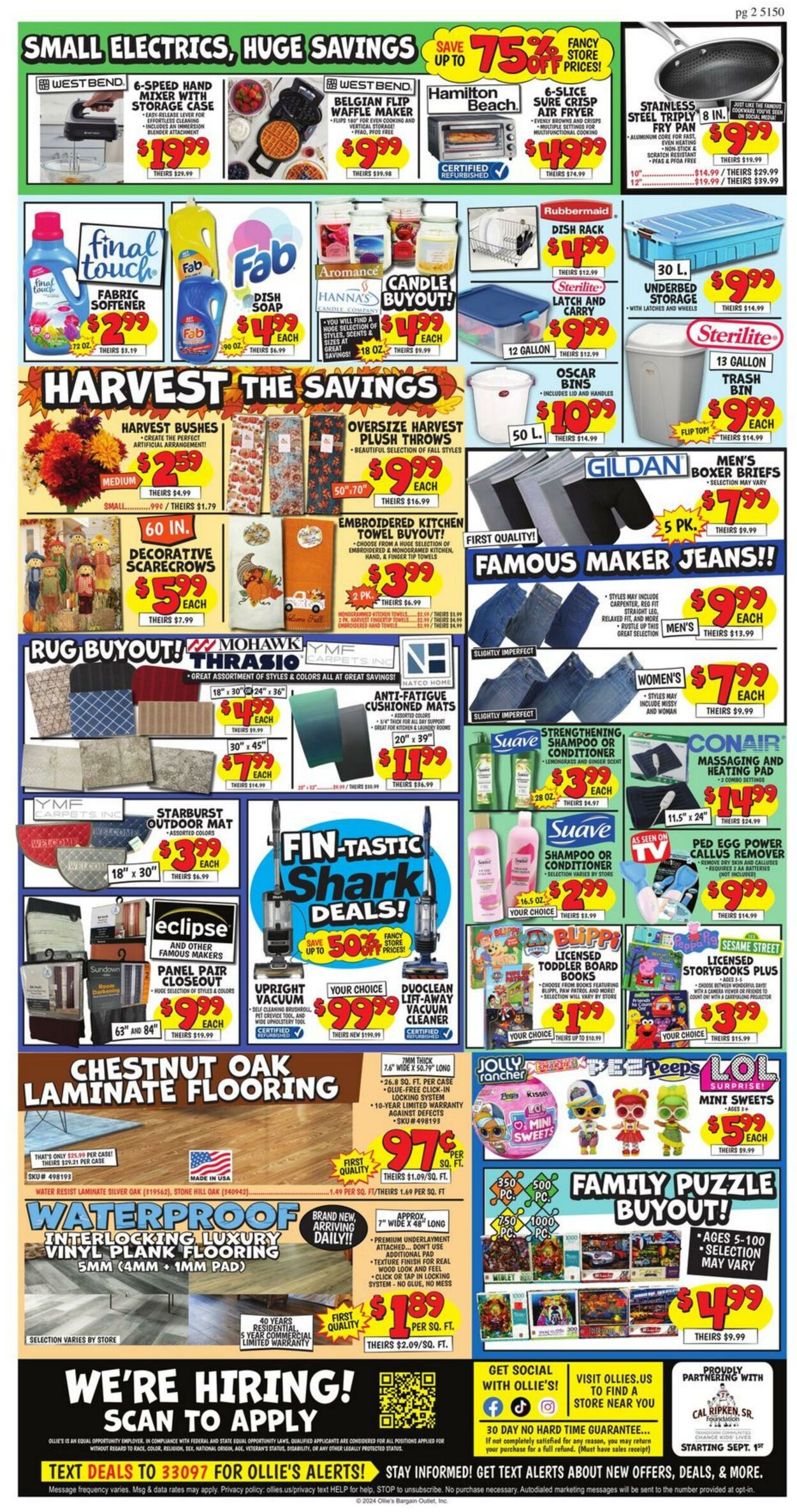 Weekly ad Ollie's 08/28/2024 - 09/04/2024