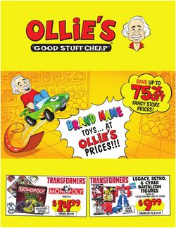 Weekly ad Ollie's 11/04/2023 - 11/09/2023
