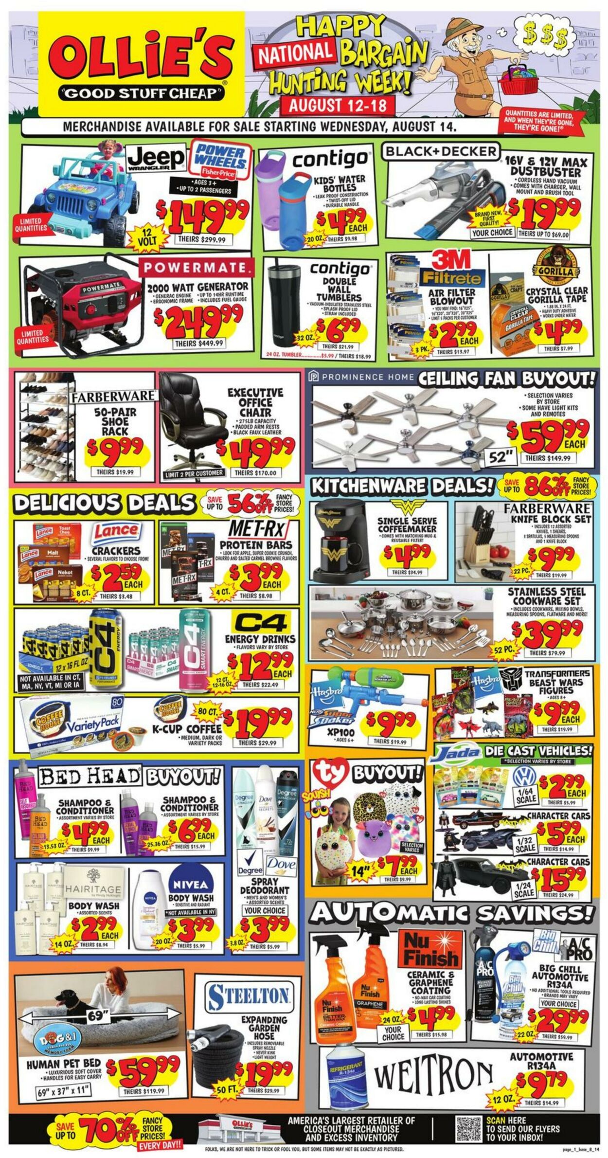 Weekly ad Ollie's 08/14/2024 - 08/21/2024