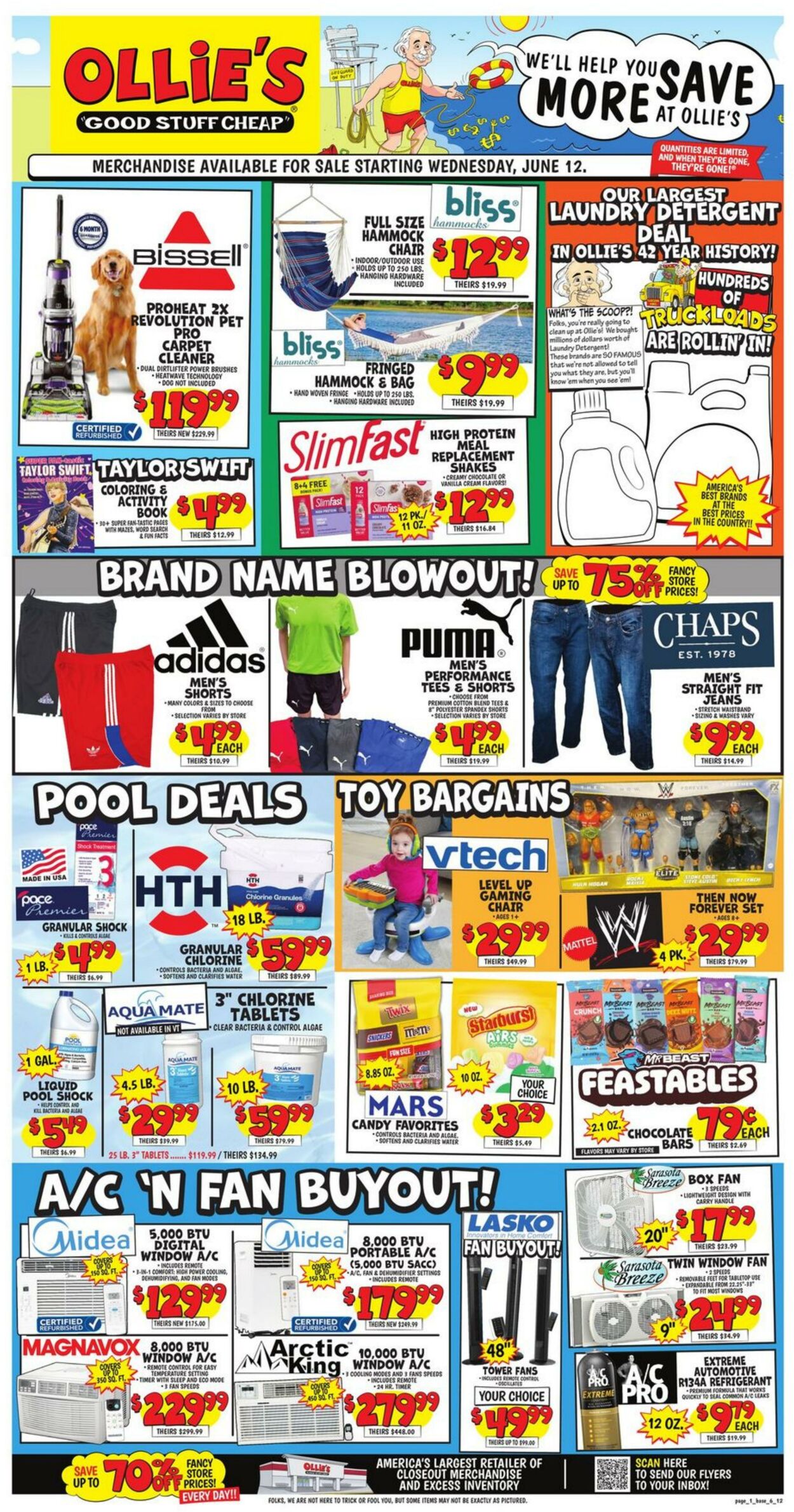 Weekly ad Ollie's 06/12/2024 - 06/19/2024