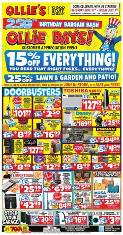 Weekly ad Ollie's 06/27/2026 - 07/03/2026