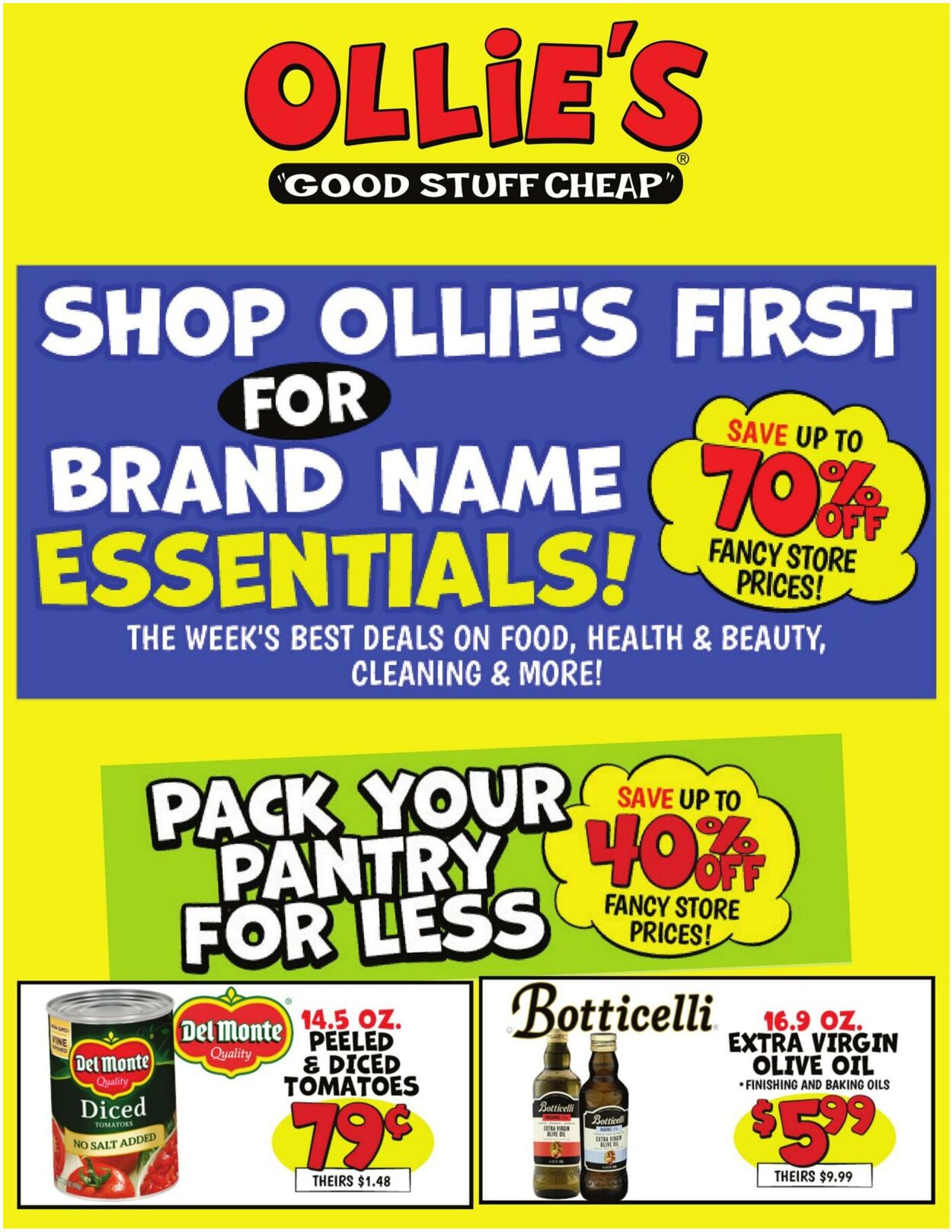 Ollie's Promotional weekly ads