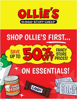 Weekly ad Ollie's 09/20/2024 - 09/25/2024