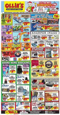 Weekly ad Ollie's 11/29/2023 - 12/05/2023
