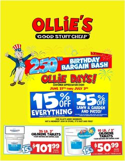 Weekly ad Ollie's 06/29/2026 - 07/05/2026