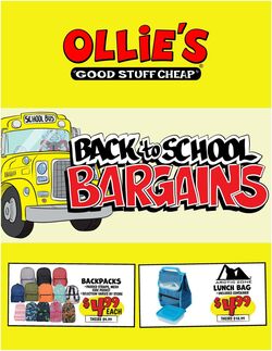 Weekly ad Ollie's 07/09/2025 - 07/16/2025
