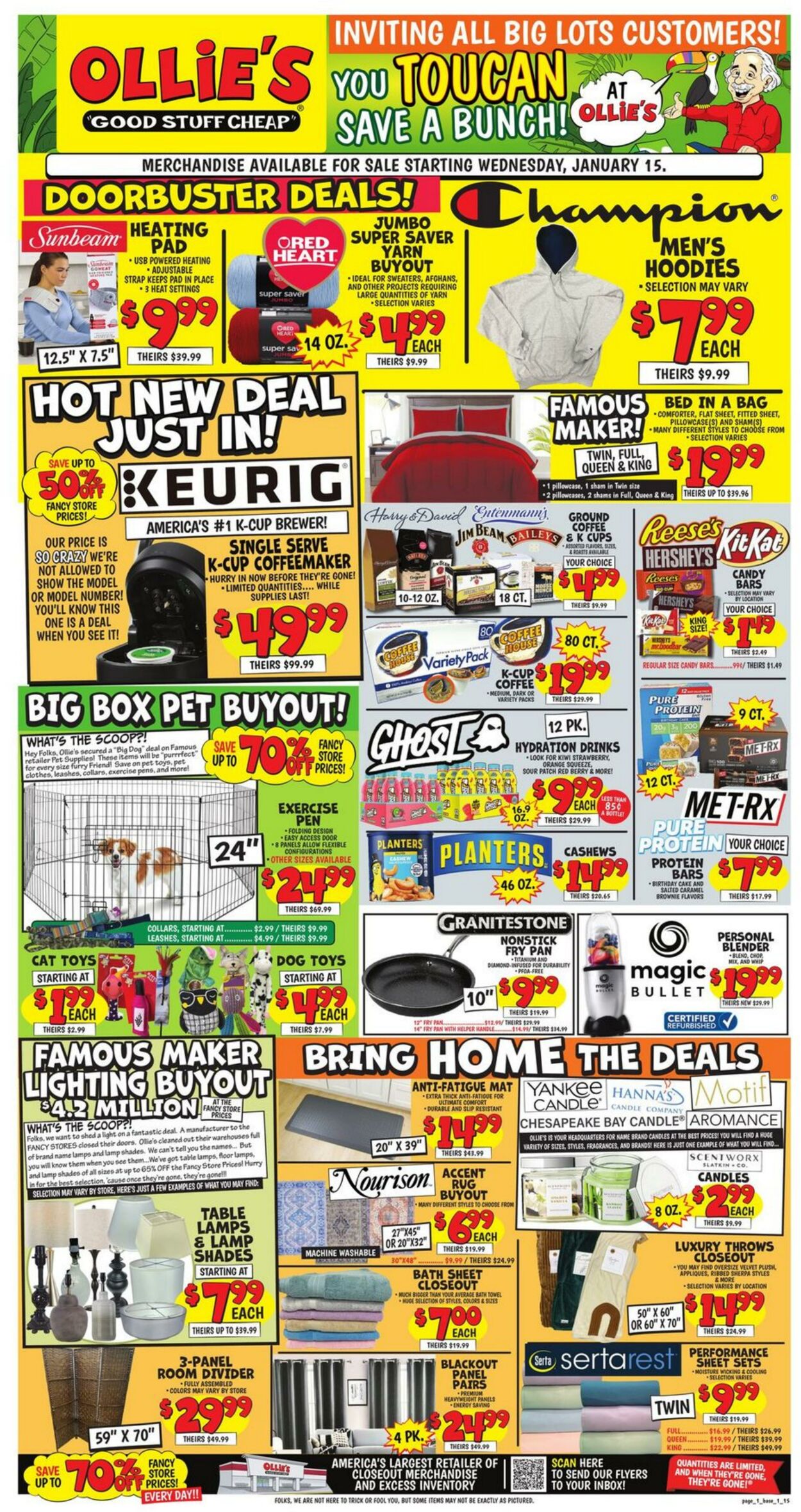 Weekly ad Ollie's 01/15/2025 - 01/22/2025