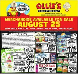 Weekly ad Ollie's 08/25/2022-08/31/2022