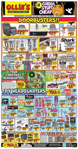 Weekly ad Ollie's 10/09/2025 - 10/15/2025