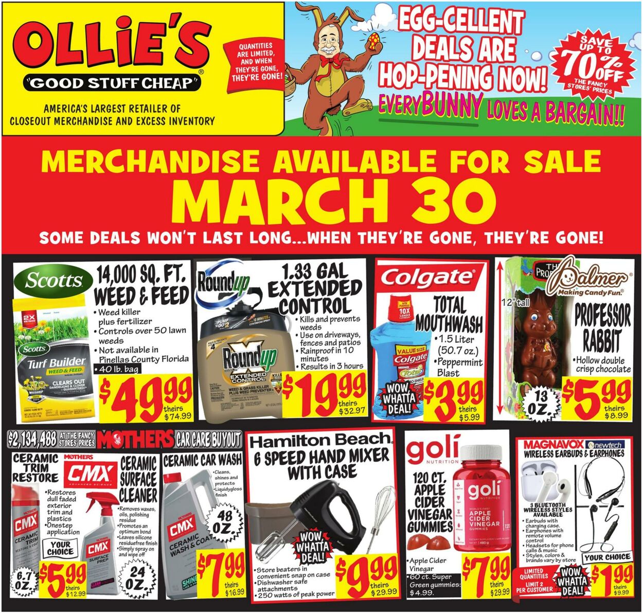 Weekly ad Ollie's 03/30/2023 - 04/05/2023