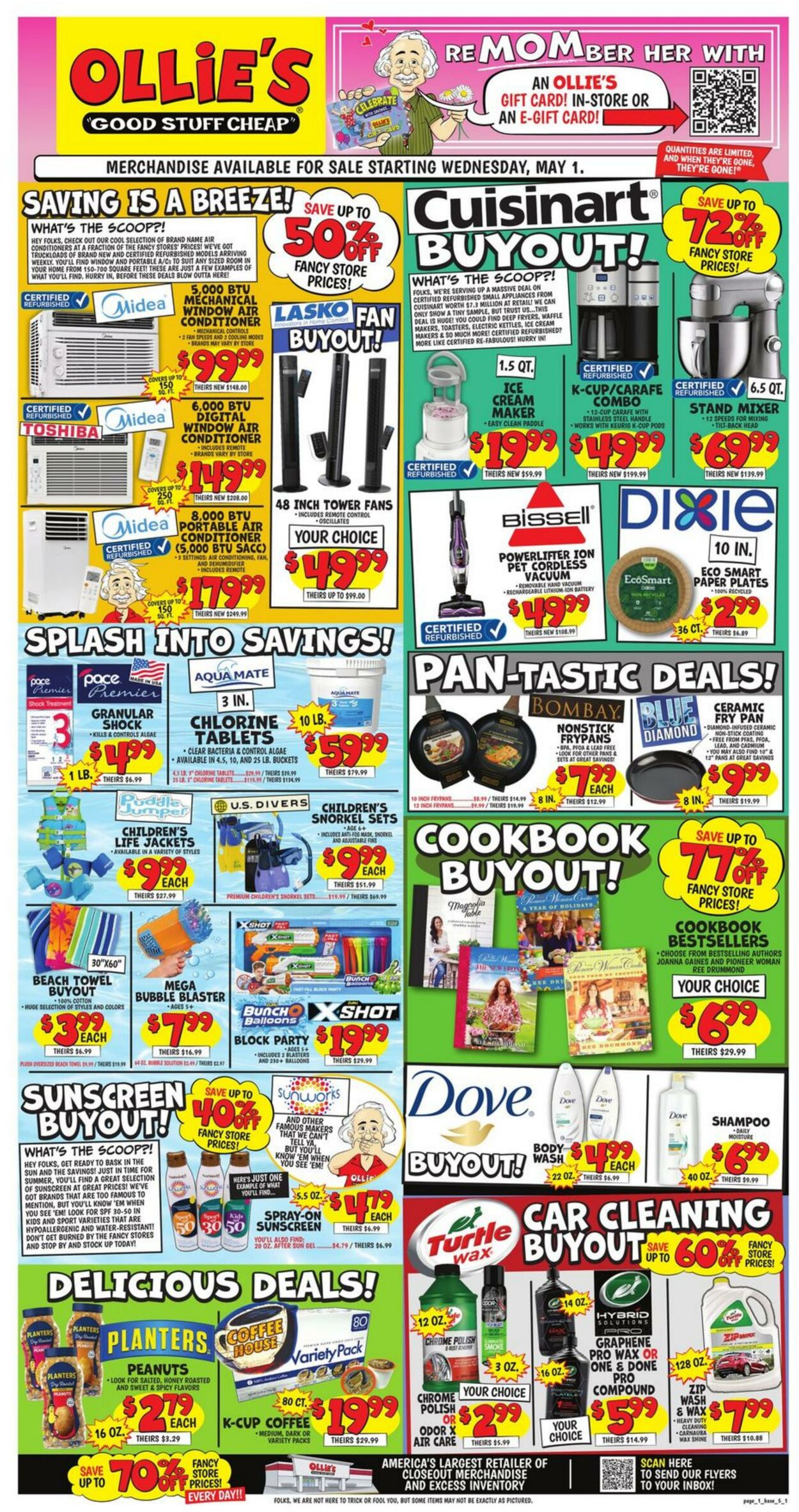 Weekly ad Ollie's 05/01/2024 - 05/08/2024