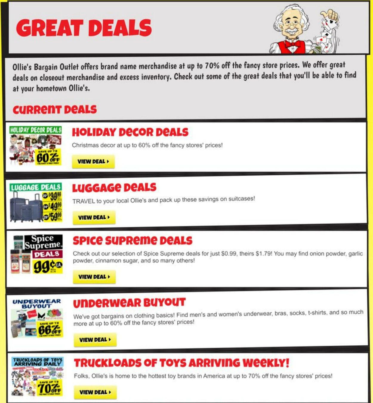 Weekly ad Ollie's 11/26/2022 - 12/02/2022