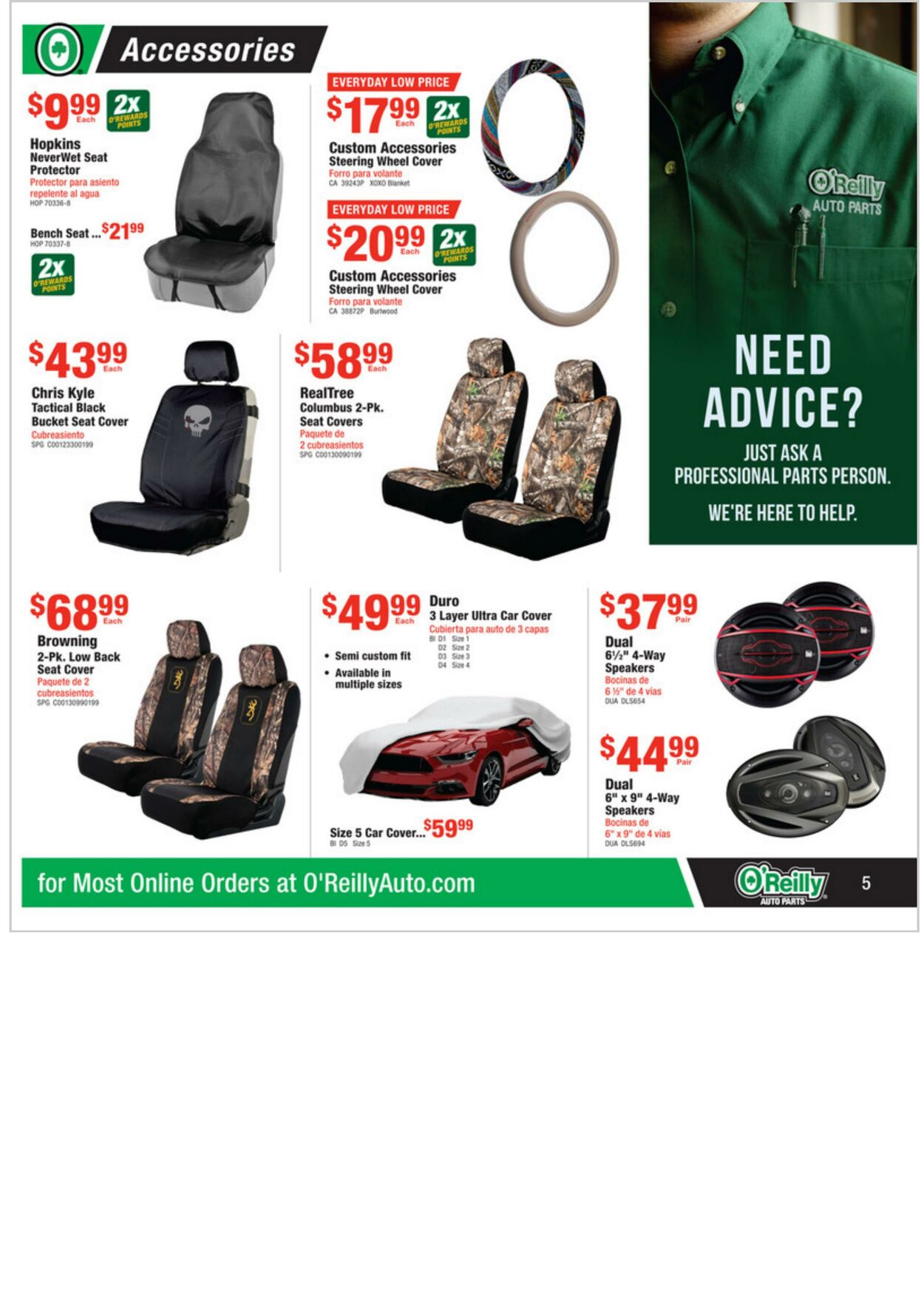 Weekly ad O’Reilly Auto Parts 09/28/2022 - 10/25/2022