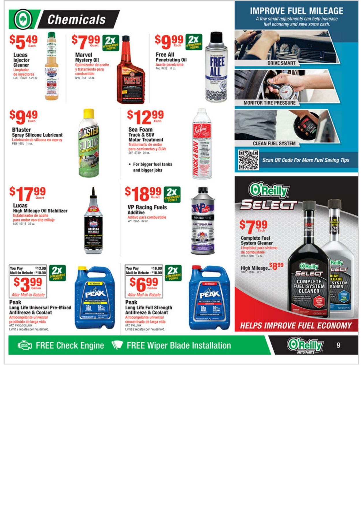 Weekly ad O’Reilly Auto Parts 09/28/2022 - 10/25/2022