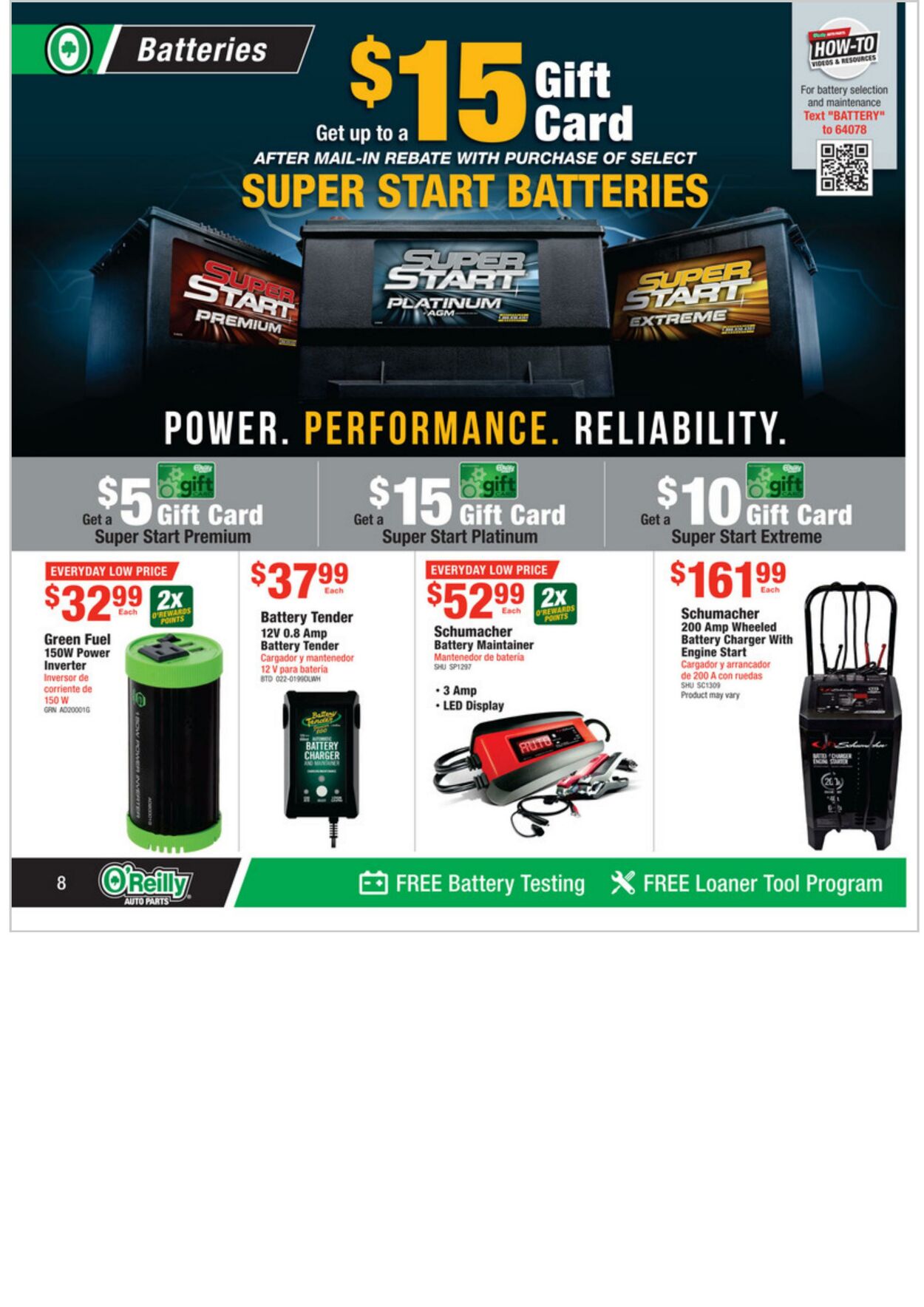 Weekly ad O’Reilly Auto Parts 05/25/2022 - 06/28/2022