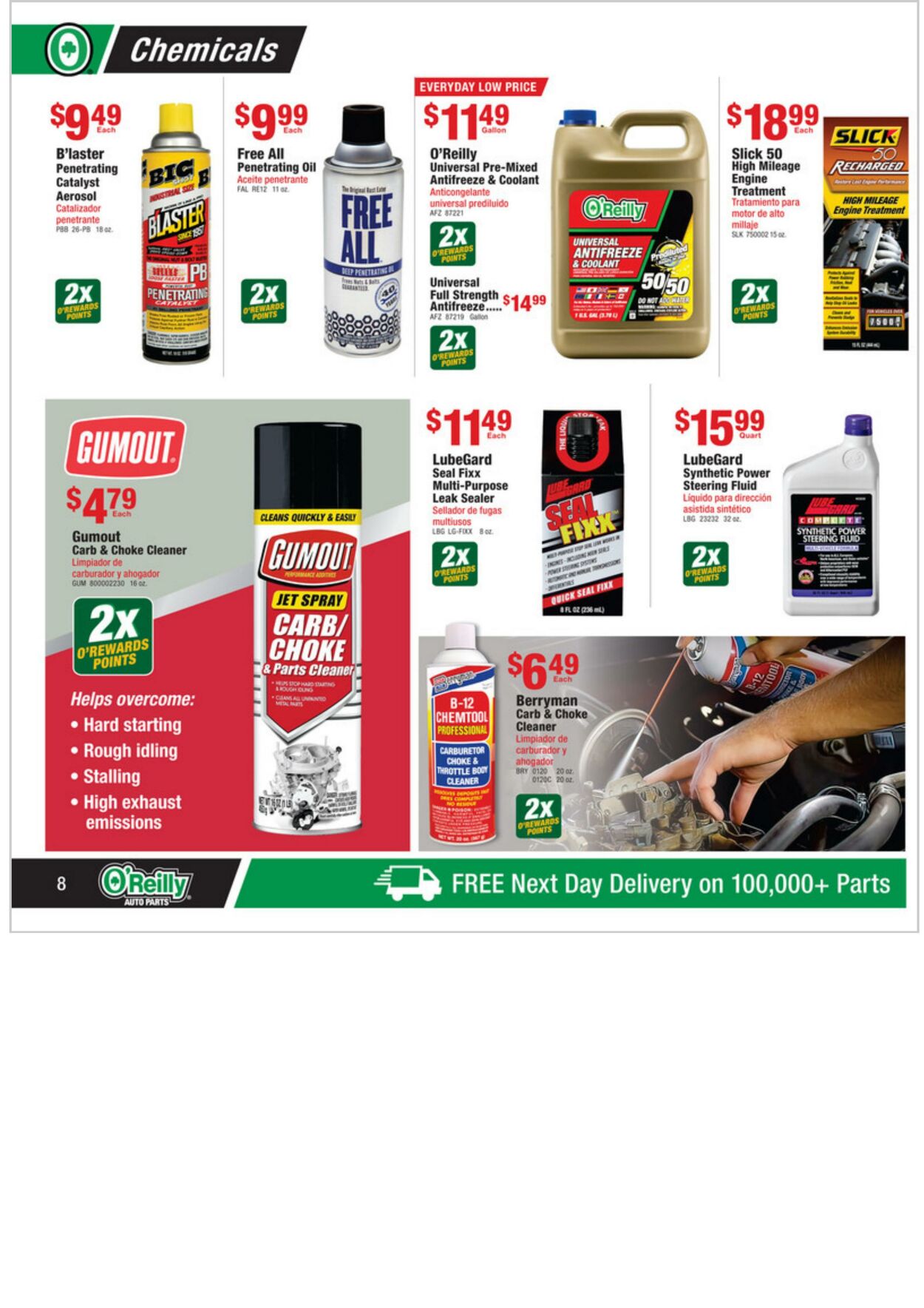 Weekly ad O’Reilly Auto Parts 08/31/2022 - 09/27/2022