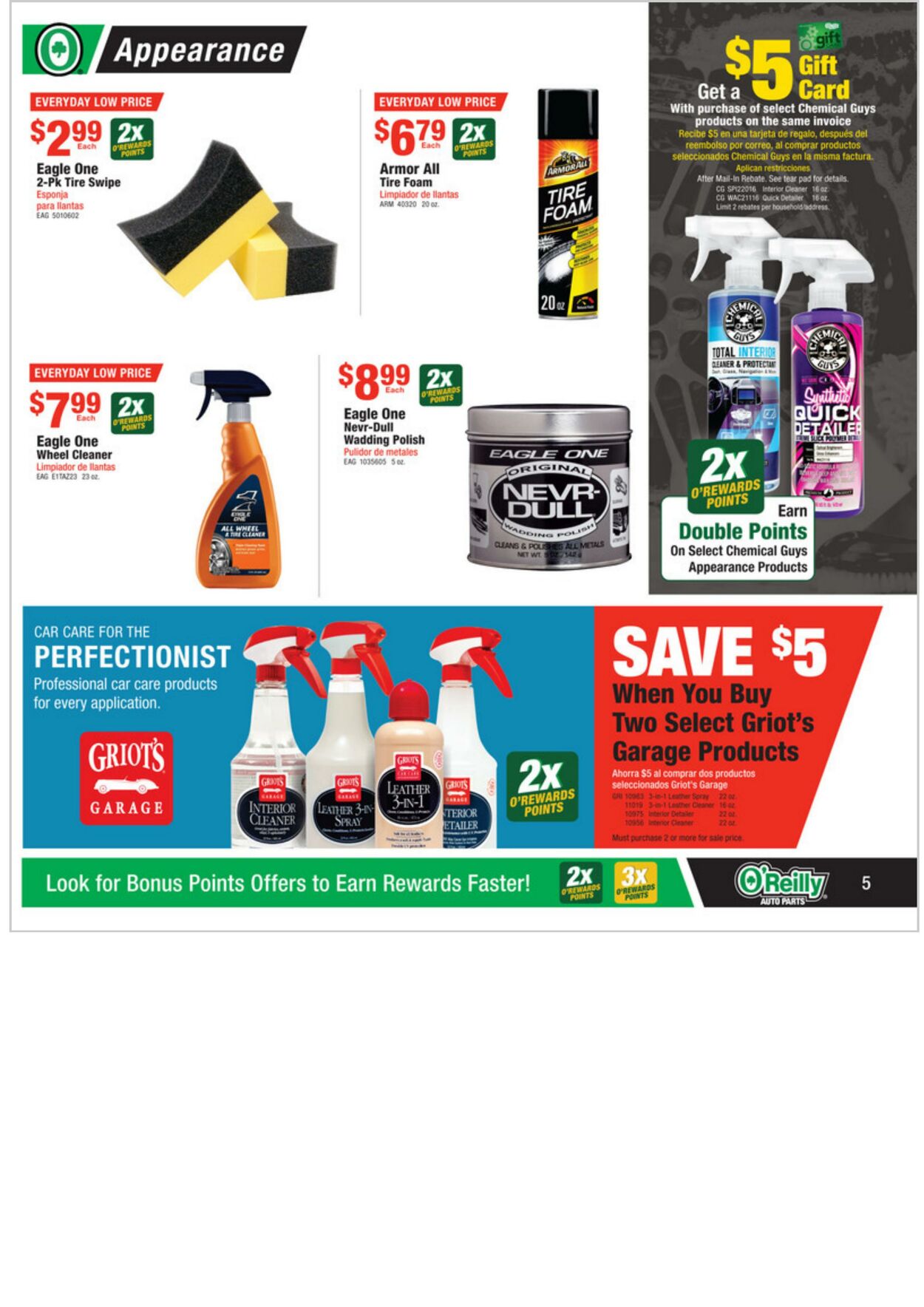Weekly ad O’Reilly Auto Parts 10/27/2021 - 11/23/2021