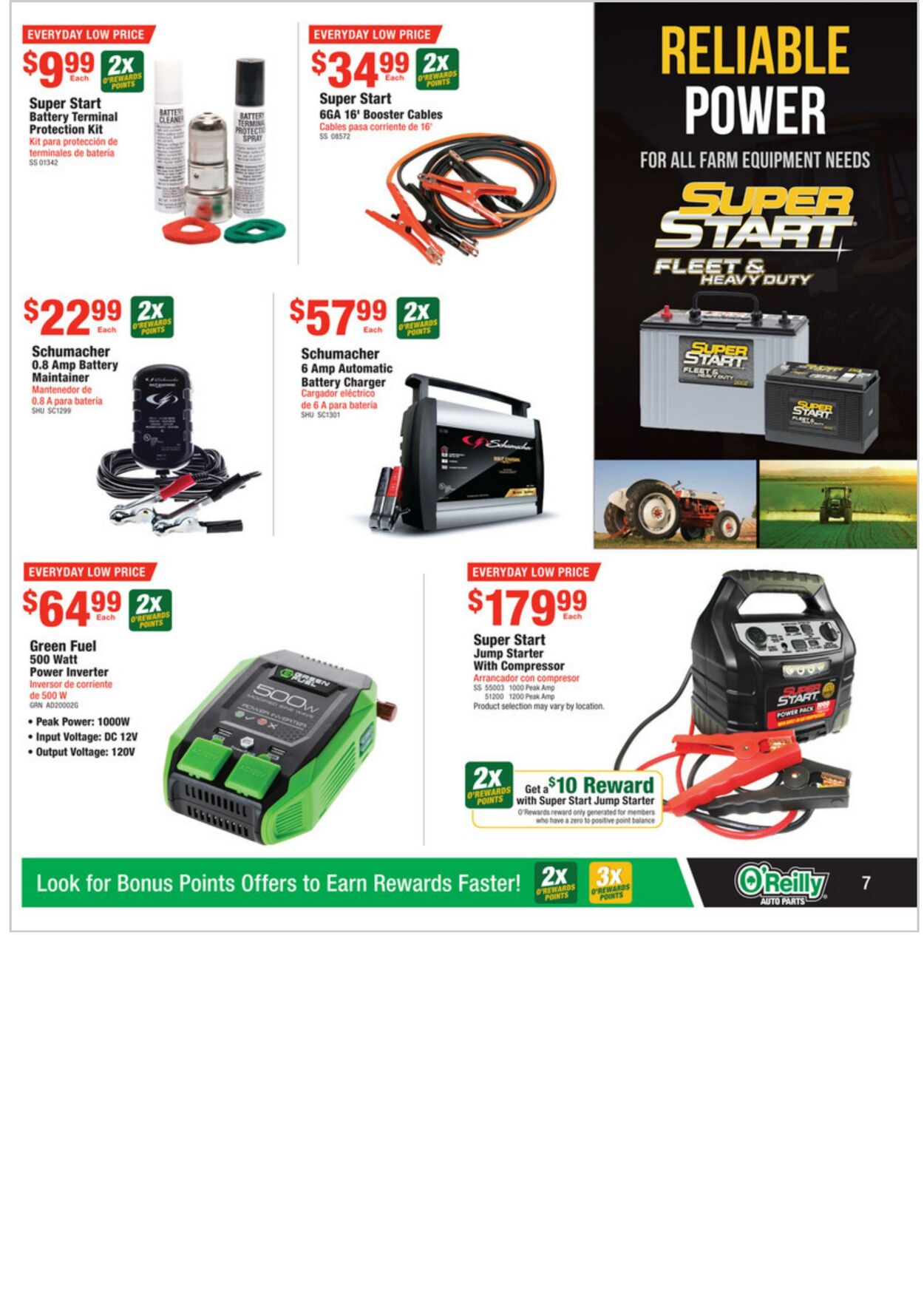 Weekly ad O’Reilly Auto Parts 01/26/2022 - 02/22/2022