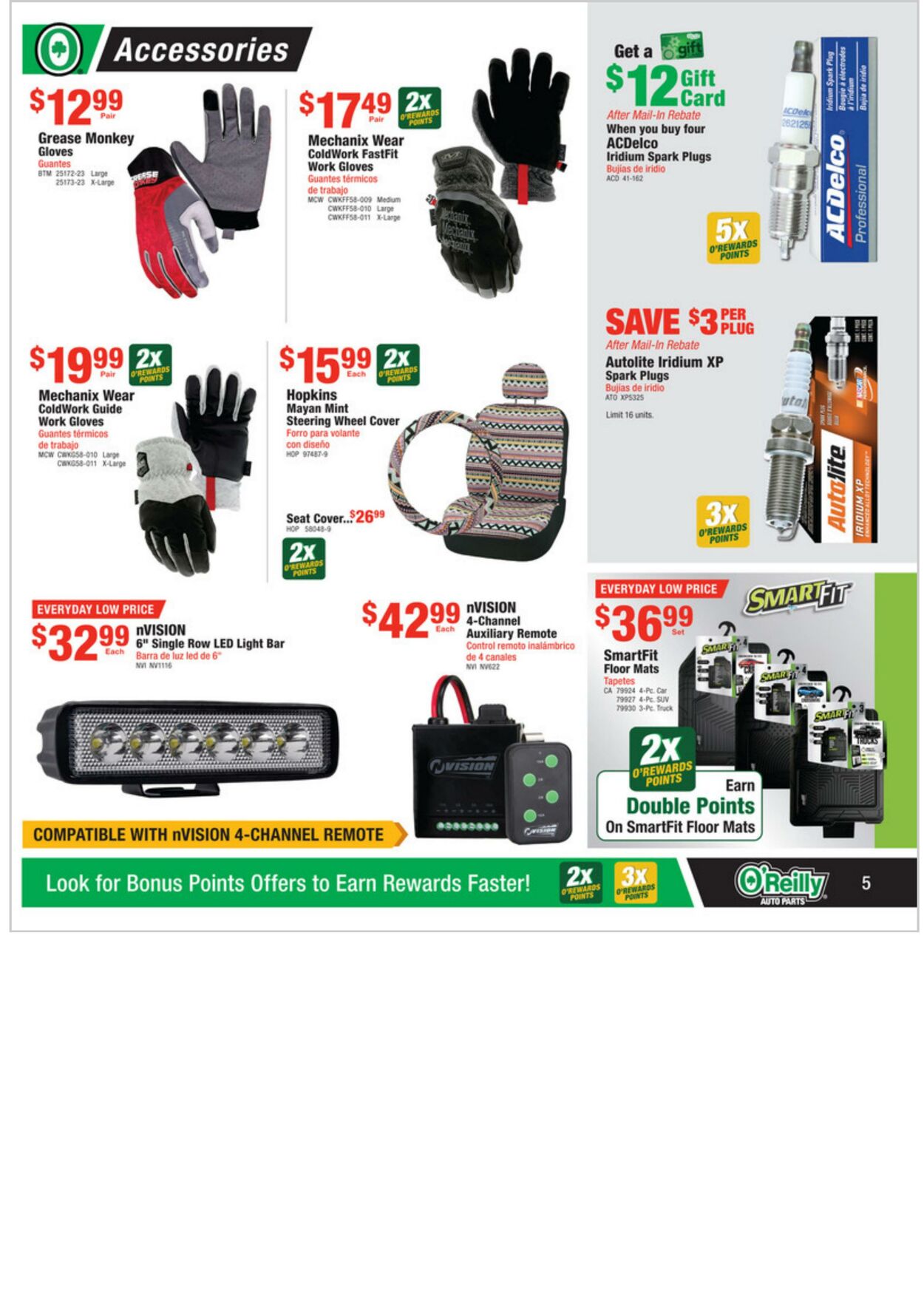 Weekly ad O’Reilly Auto Parts 12/29/2021 - 01/25/2022