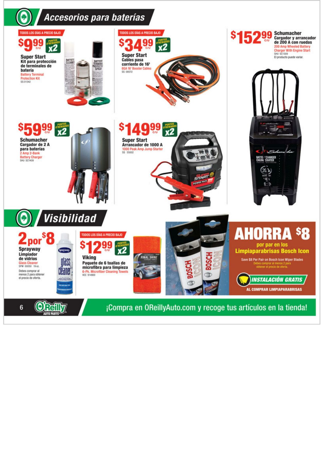 Weekly ad O’Reilly Auto Parts 11/24/2021 - 12/28/2021