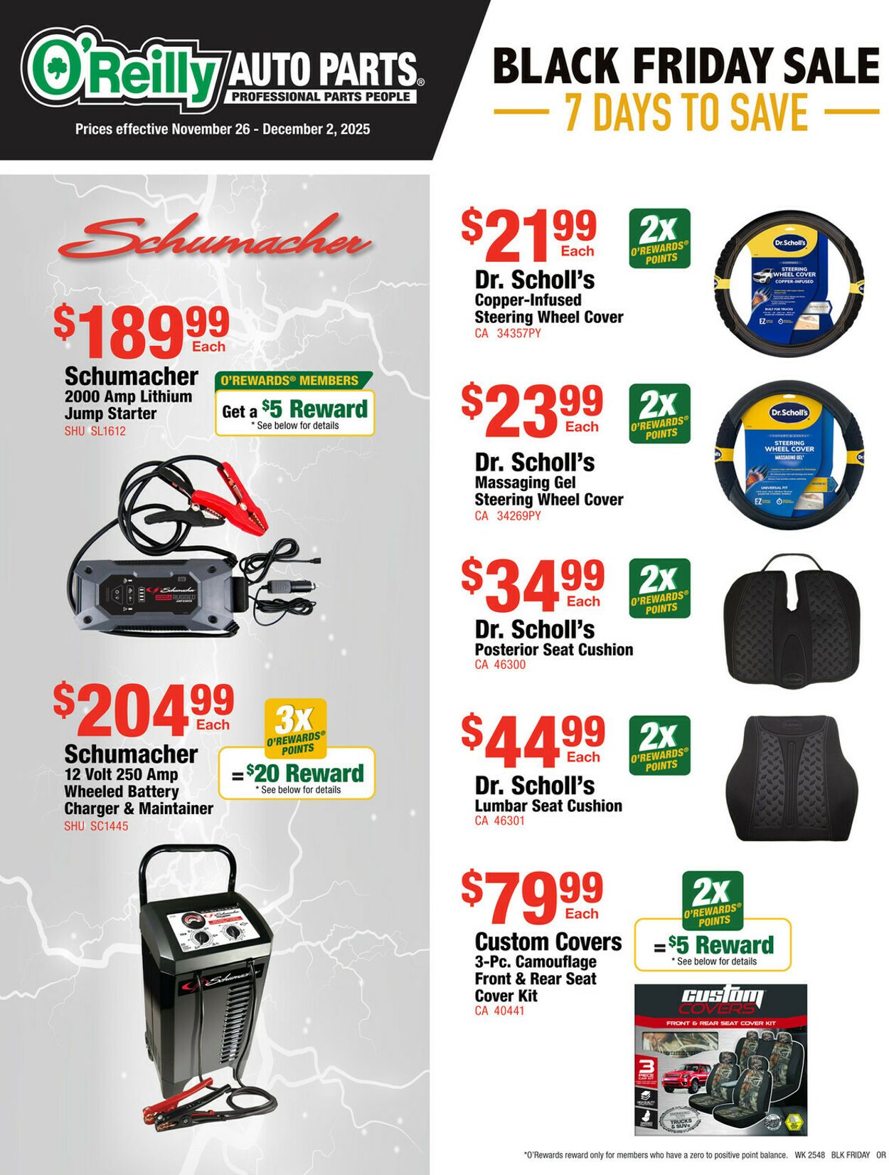 Weekly ad O’Reilly Auto Parts 11/26/2025 - 12/02/2025