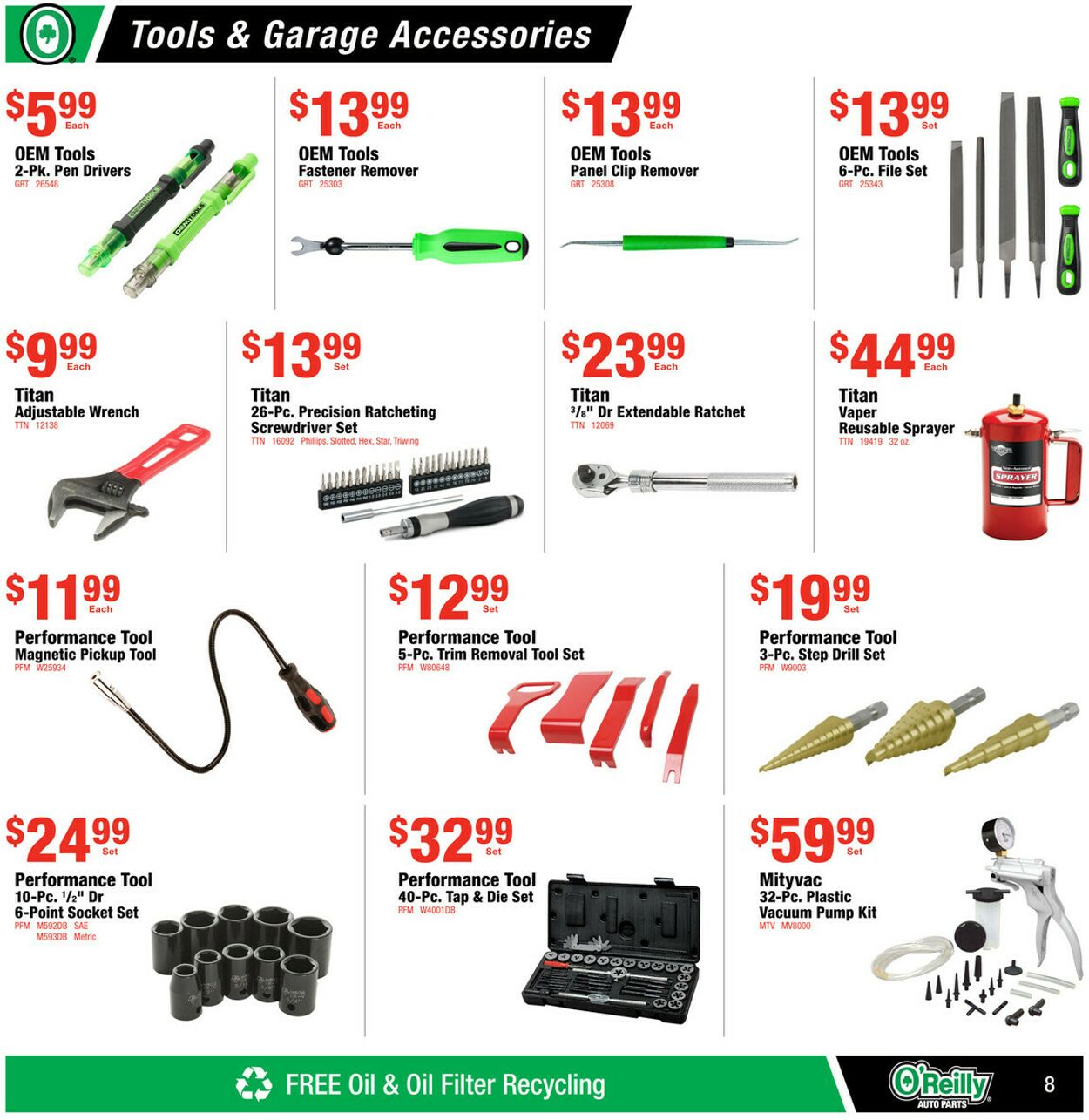 Weekly ad O’Reilly Auto Parts 06/25/2025 - 07/29/2025