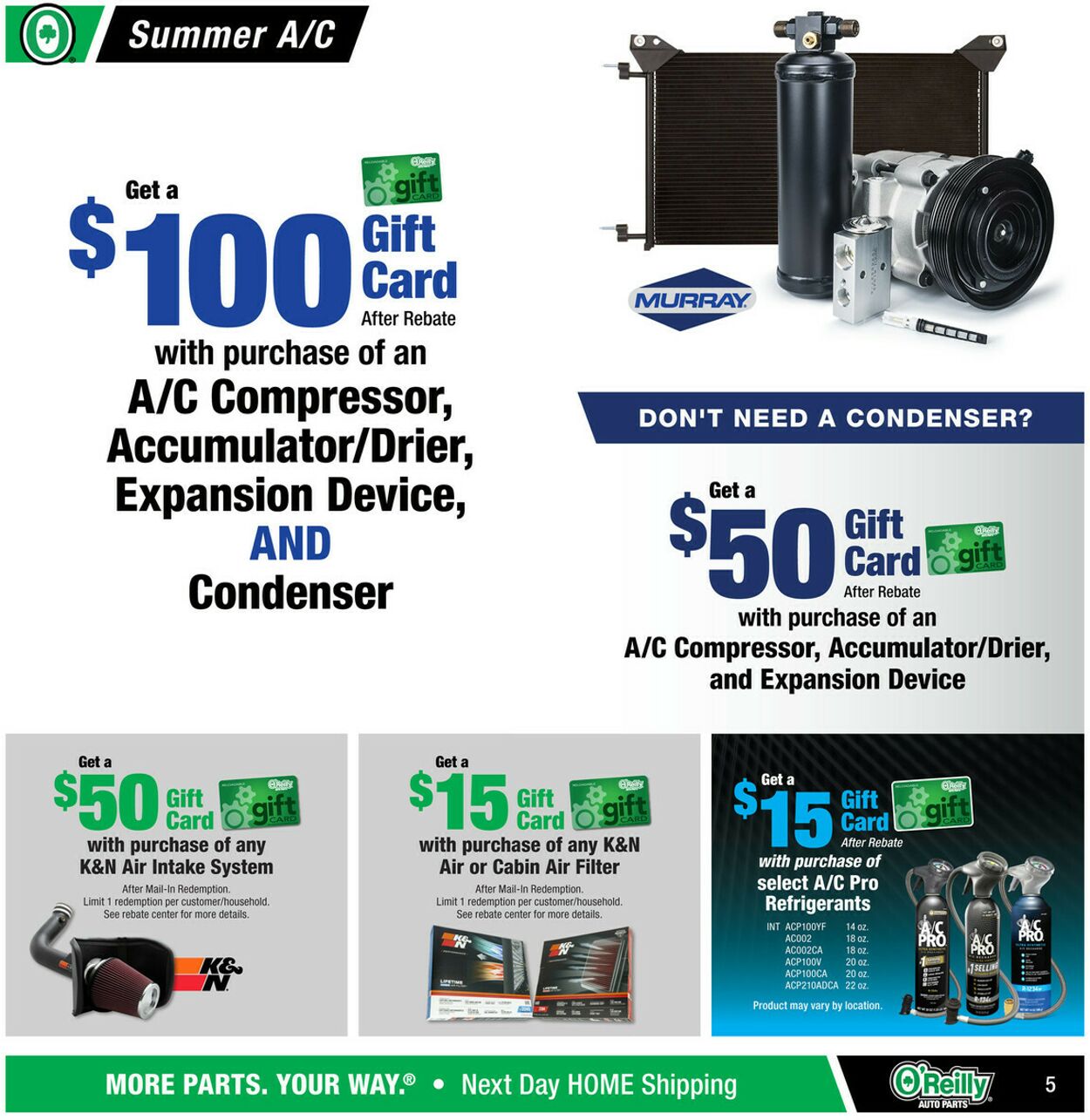 Weekly ad O’Reilly Auto Parts 06/25/2025 - 07/29/2025
