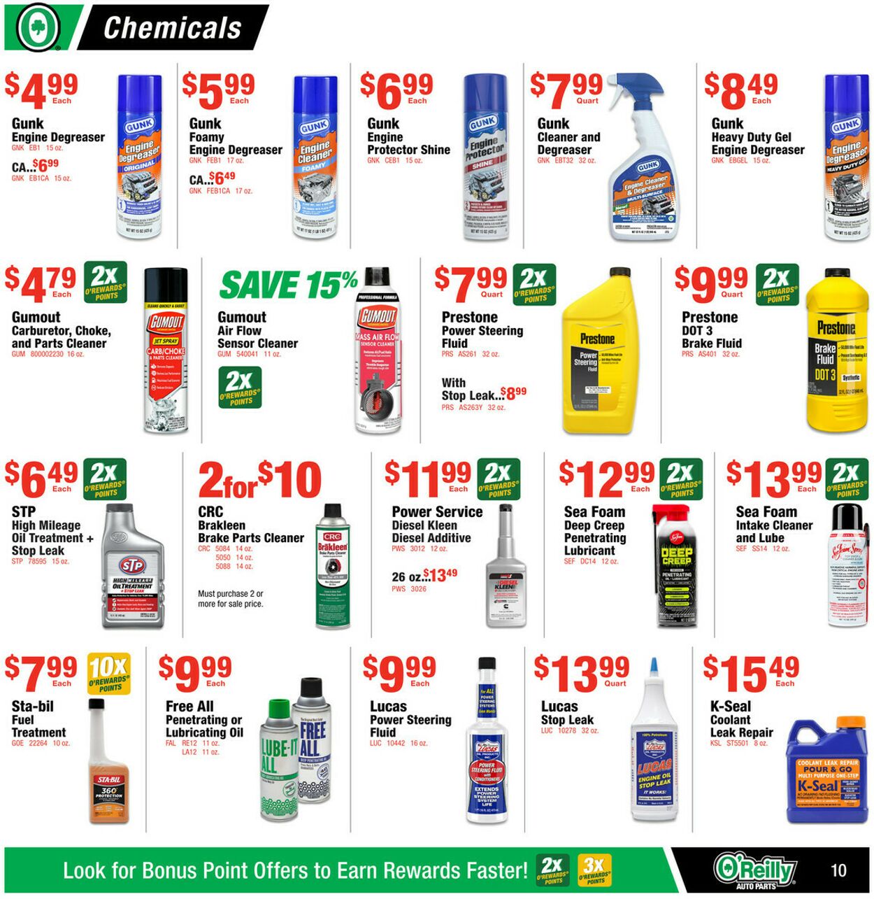 Weekly ad O’Reilly Auto Parts 06/25/2025 - 07/29/2025