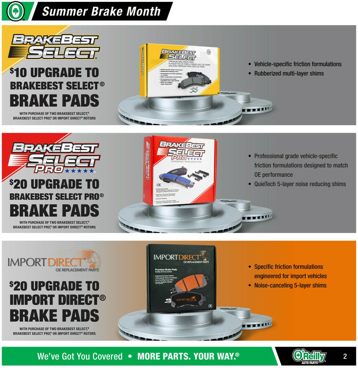 Weekly ad O’Reilly Auto Parts 06/25/2025 - 07/29/2025