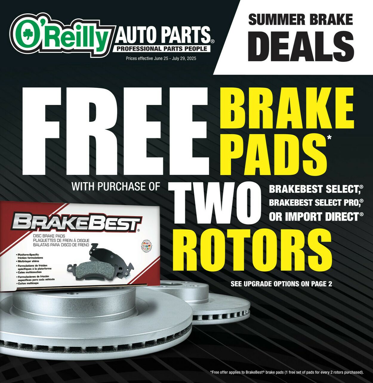 Weekly ad O’Reilly Auto Parts 06/25/2025 - 07/29/2025
