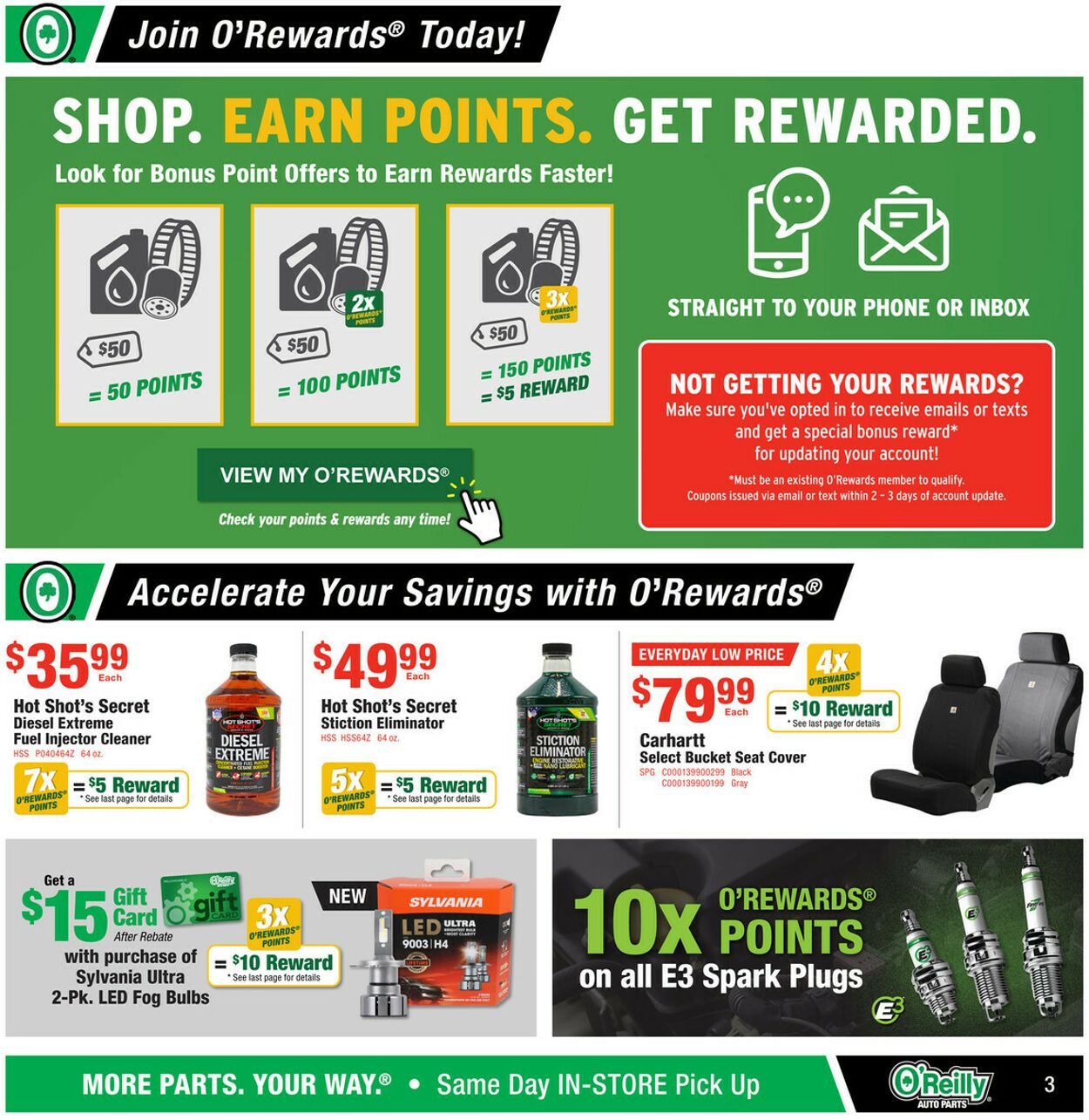Weekly ad O’Reilly Auto Parts 08/27/2025 - 09/23/2025