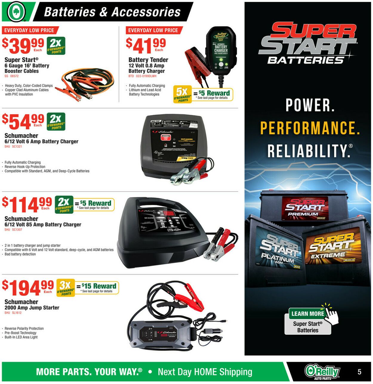 Weekly ad O’Reilly Auto Parts 08/27/2025 - 09/23/2025