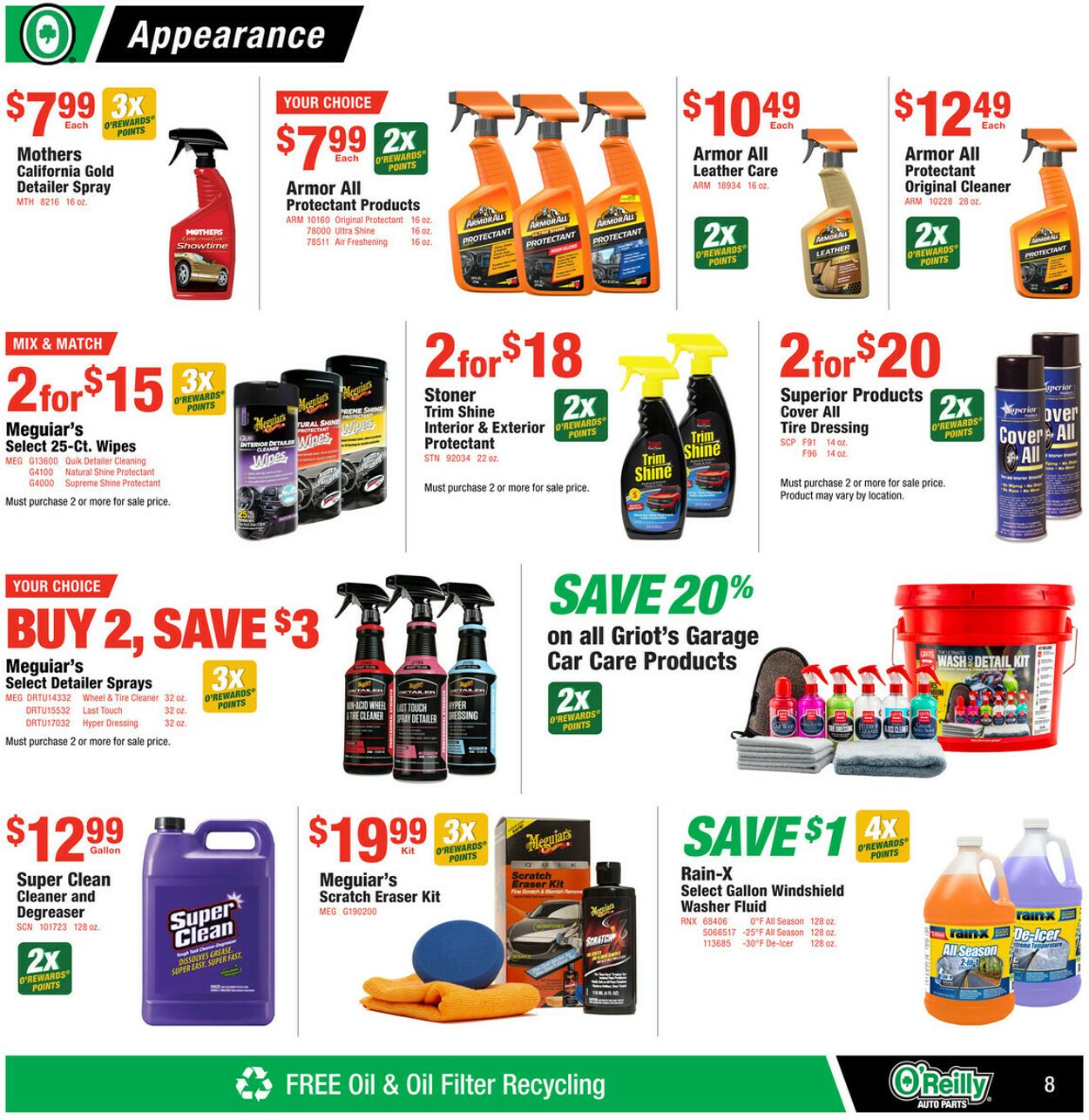 Weekly ad O’Reilly Auto Parts 08/27/2025 - 09/23/2025
