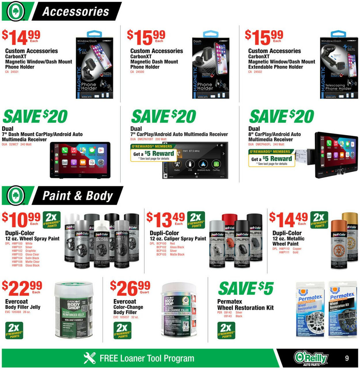 Weekly ad O’Reilly Auto Parts 08/27/2025 - 09/23/2025